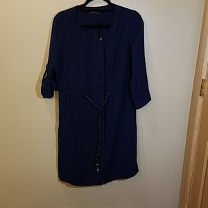 Navy "pettie" coat dress